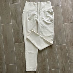 High waisted beige Zara pants